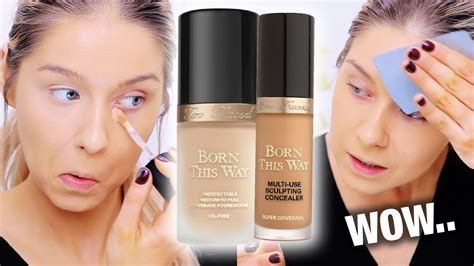 Too Faced Born This Way Foundation Concealer Review And Wear Test
