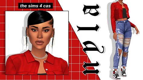 The Sims 4 Cas Nyla Full Cc List And Sim Download Youtube