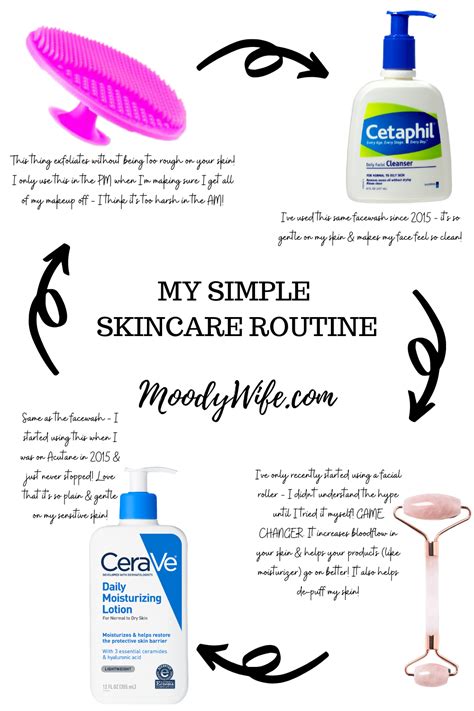 My Very Simple Skincare Routine Moody Wife