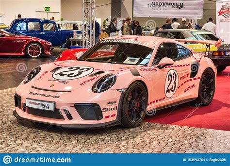 Friedrichshafen May 2019 Pink Porsche 911 991 Gt3 Rs 2018 Turbo
