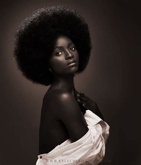 Stunning Studio Portrait Of A Black Nigerian Model