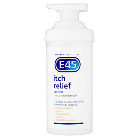 E45 Itch Relief Cream 500g Chemist 4 U