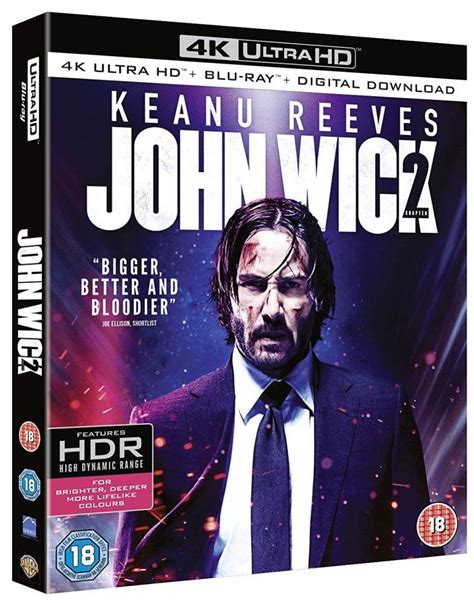John Wick 2 4K Ultra HD Blu Ray Blu Ray