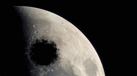 What Would Happen If We Dug A Massive Hole In The Moon