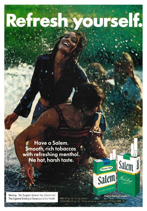 1974 Advertisement For Salem Cigarettes Rvintageads