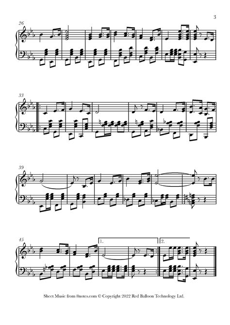 La Bayamesa National Anthem Of Cuba Sheet Music For Piano