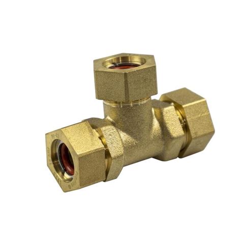 Pro Flex Brass Csst Tee In The Csst Pipe And Fittings Department At
