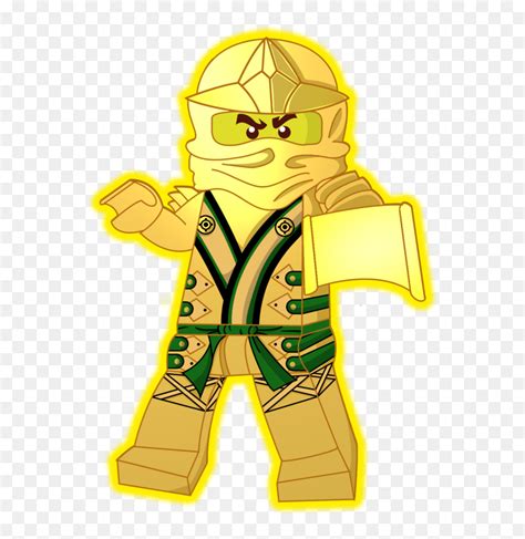 Lego Ninjago Clipart Golden Ninja Lloyd Lego Ninjago Drawings Hd Png