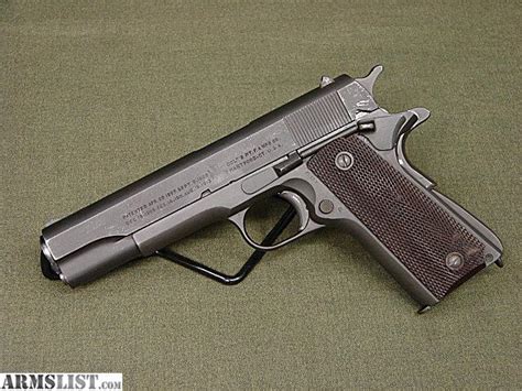 Armslist For Sale Colt 1911a1 45acp Wwii Us Army Pistol Mfg 1944