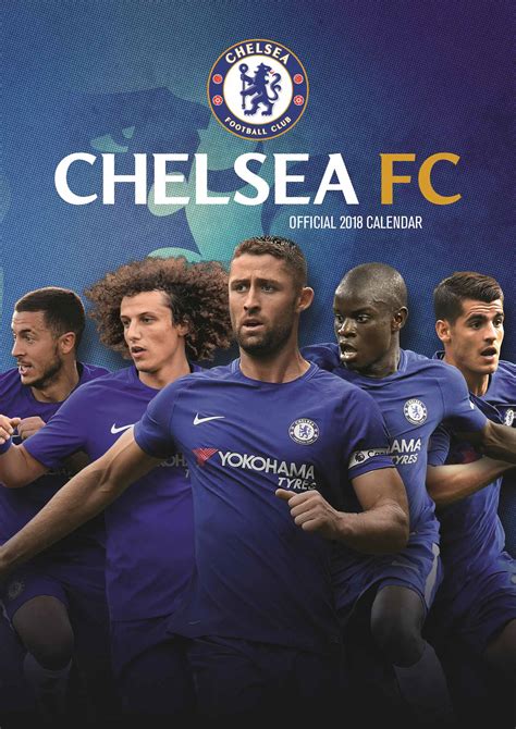 Chelsea FC A3 Calendar 2018 - Calendar Club UK