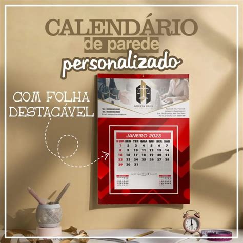 Kit Calendário 2023 Editável Elo7 Produtos Especiais