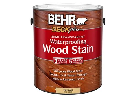 Random post of behr deck stain colors home depot. Behr DeckPlus Semi-Transparent Waterproofing Wood Stain ...