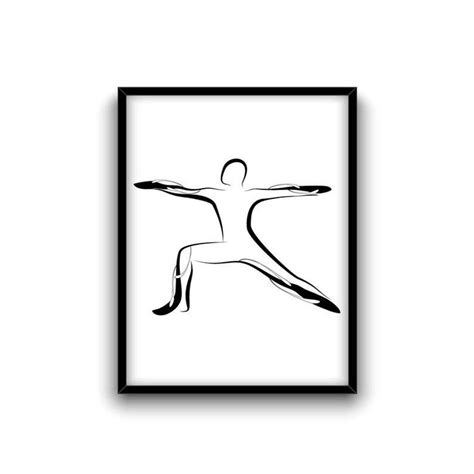 Yoga Poster Yoga Art Print Yoga Studio Decor Yoga Wall Etsy Yoga