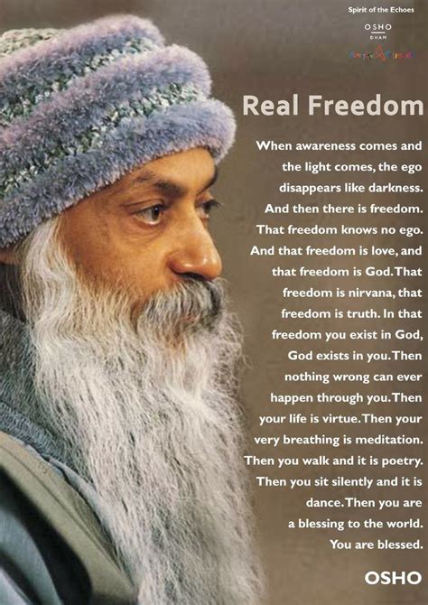 Real Freedom Wisdom Quotes Life Osho Quotes On Life Osho Quotes