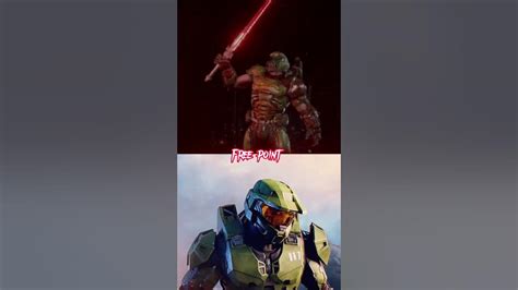 Doomguy Vs Master Chief Doom Halo Youtube