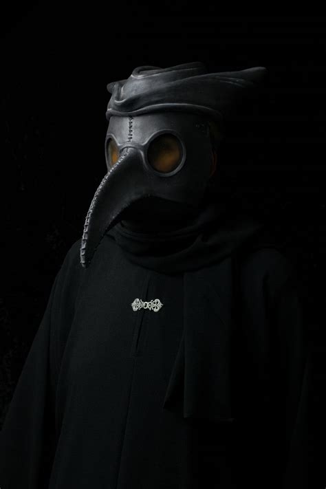 Traditional Plague Mask With Tri Corn Hat Plague Mask Plague Doctor