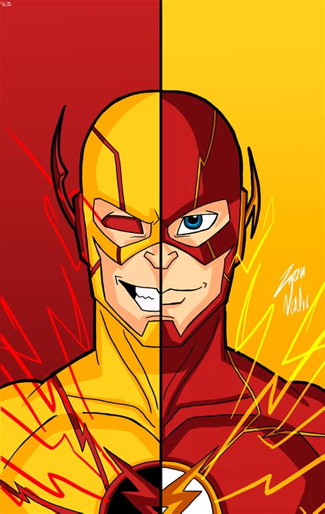 Artstation Reverse Flash Eobarth Thawne Vs Flash Barry Allen