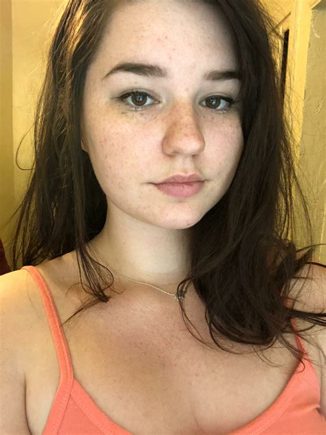Check Out These New Summer Freckles Over 18 Girl Selfie