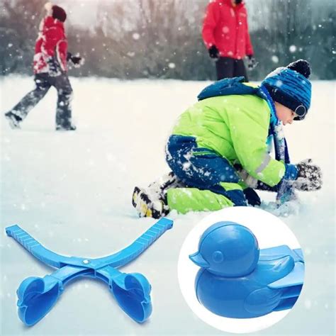 Cartoon Duck Snowball Maker Clip Kids Winter Outdoor Sports Snow Sand