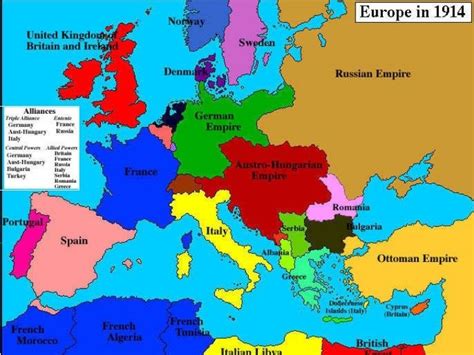 Europe Map Before Ww1 Map Of The World