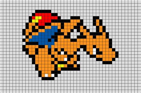 Charizard Pokemon Pixel Art Pixel Art Pokemon Pixel Art Pokemon