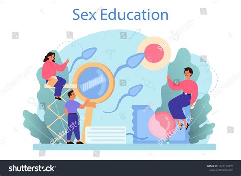 Sexual Education Concept Sexual Health Lesson Stock Vector Royalty Free 1820114939 Shutterstock