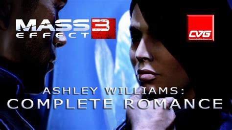 Mass Effect 3 Ashley Williams Romance Youtube