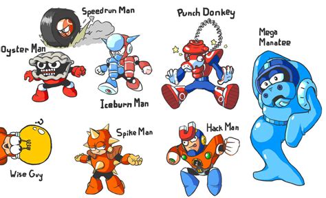 Mega Man Dongs Robot Master Lineup By Karakatodzo On Deviantart