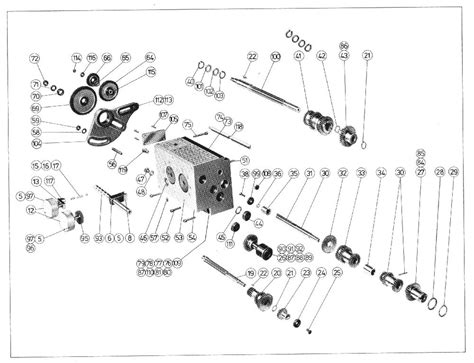 Myford Ltd Exploded Parts Diagram