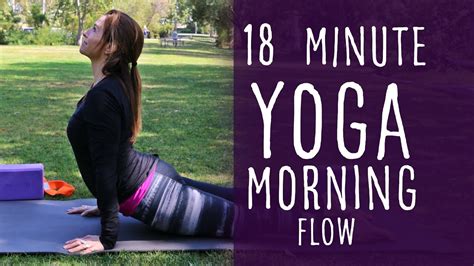 20 Minute Morning Yoga Vinyasa Flow Fightmaster Yoga Videos Youtube
