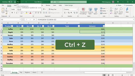How To Enable Or Disable Auto Fill Calculated Columns In Excel Office