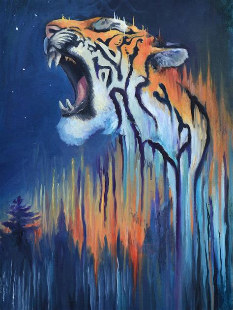 Colorful Tiger Painting At Explore Collection Of