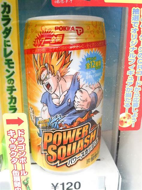 Cooler appears in the dragon ball z side story: Power Squash | Energy drinks, Dragon ball, Drink containers
