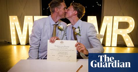 Australias First Same Sex Weddings In Pictures Life And Style The Guardian