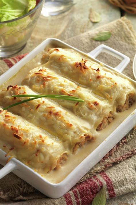 Canelones de carne | Receta | Canelones de pollo ...