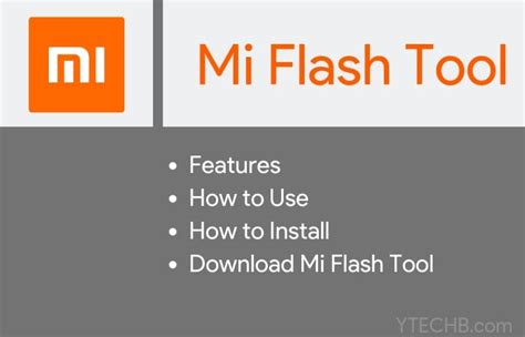 Download Xiaomi Mi Flash Tool For Windows All Versions