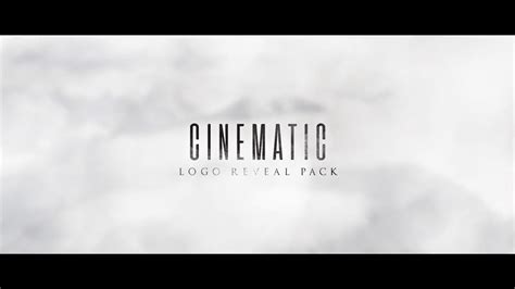 After Effects Template Cinematic Logo Reveals Pack Youtube