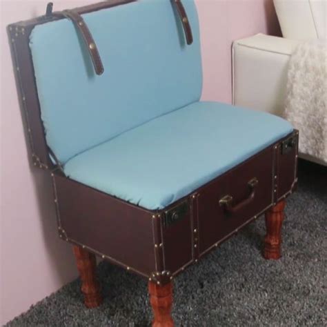 Diy Suitcase Chair Home Decor Старые стулья Переработанная