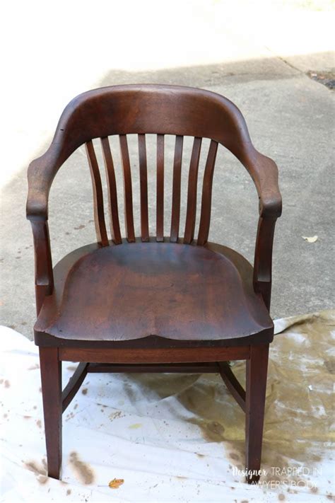Vintage set of 4 stakmore solid wood wooden folding chairs padded yellow gold. How to Refinish Wood Chairs the Easy Way ...