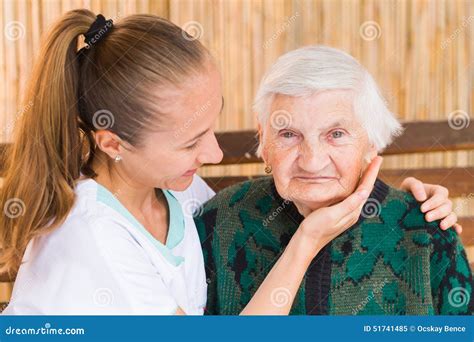 Elderly Care Stock Image Image Of Helping Caresses 51741485