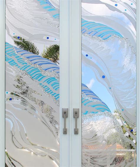 Etched Glass Windows Sandblasted Glass Panels For Doors And Shower