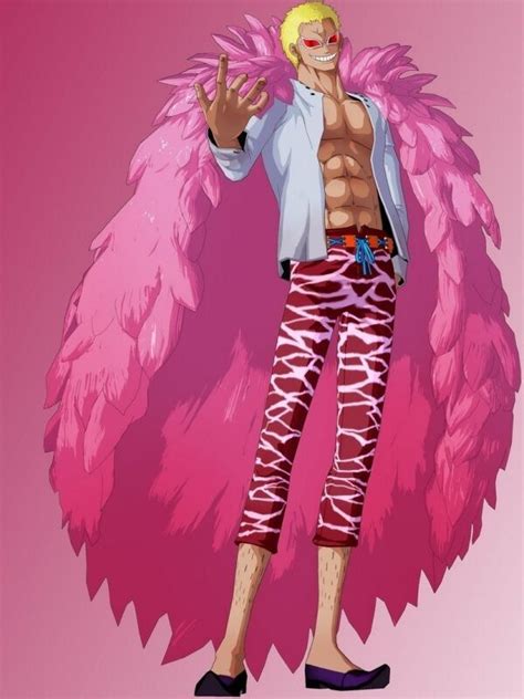 Poster One Piece Wanted Don Quijote Doflamingo Monkey D Luffy Anime