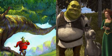 Shrek Concept Artist Explica Por Que A Versão Perdida E Corajosa Nunca