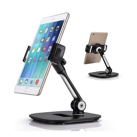 Abovetek Stylish Aluminum Tablet Stand Cell Phone Stand Folding 360