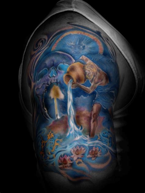 Aquarius Tattoos Designs Ideas And Meaning Tattoos For You