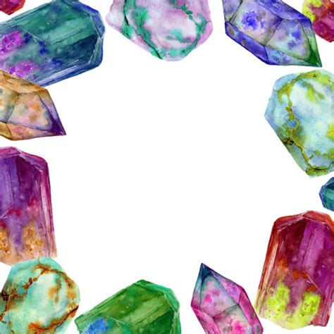 Best Rock Crystal Illustrations Royalty Free Vector