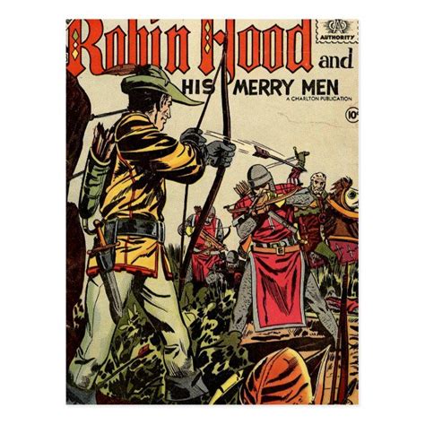 Robin Hood Comic Book Postcard Zazzle Geronimo Stilton Geronimo Robin Hood