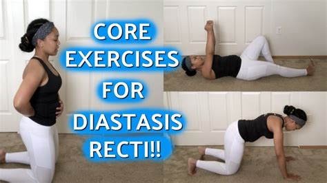 Core Exercises For Diastasis Recti Postpartum Workout Youtube