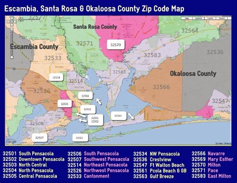 Moving To Pensacola Area Escambia Santa Rosa And Okaloosa County Zip