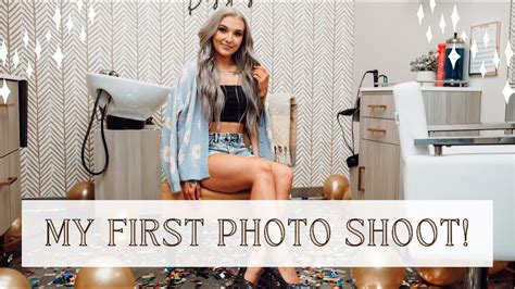 My First Photo Shoot Salon Photo Shoot Youtube